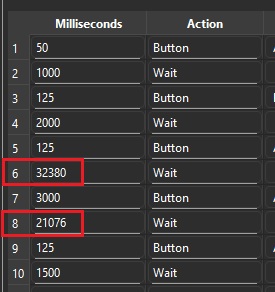 Setting Timing Turbo Macro